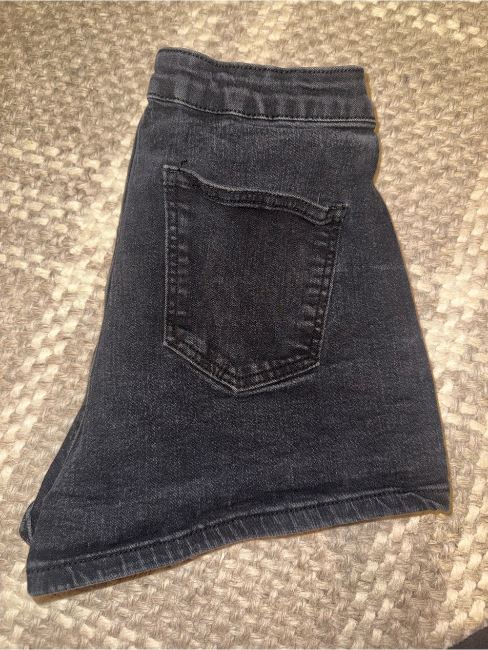 SHEIN Men's Dark Black Bootcut Jeans - Single Back Pocket